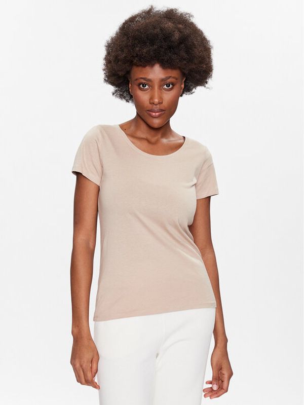 Volcano Volcano Тишърт L02077-S23 Бежов Regular Fit