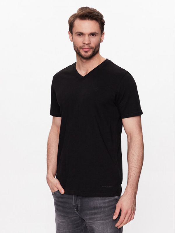 Volcano Volcano Тишърт Slit M02370-S23 Черен Regular Fit