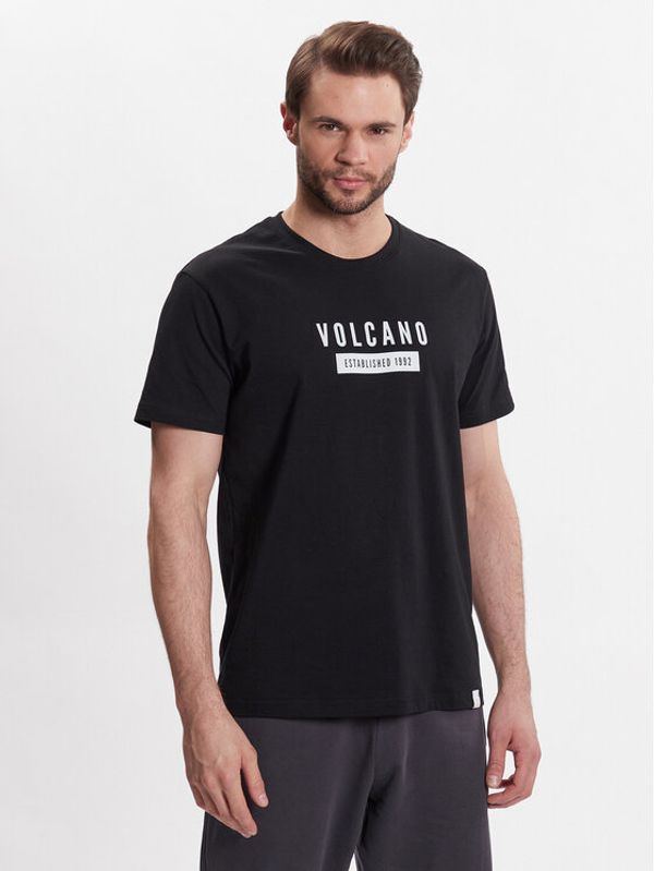 Volcano Volcano Тишърт T-Brad M02018-S23 Черен Regular Fit