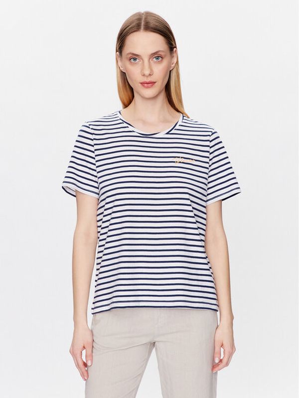 Volcano Volcano Тишърт T-Jen L02150-S23 Тъмносин Regular Fit