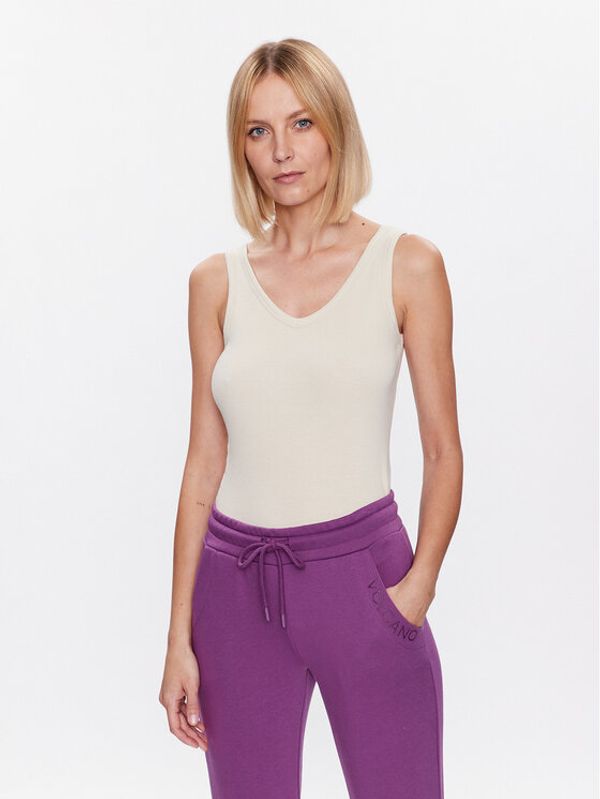 Volcano Volcano топ T-Ida L02309-S23 Екрю Slim Fit