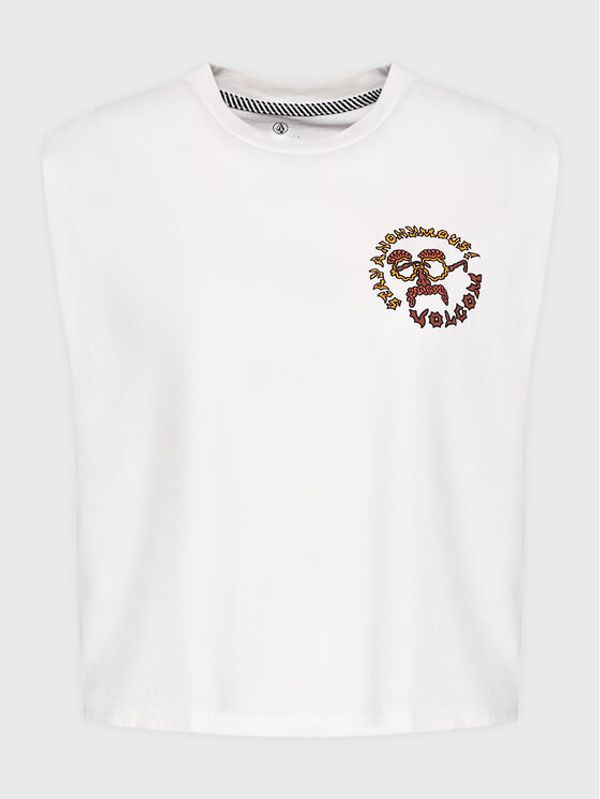 Volcom Volcom Блуза Connected Minds B4512305 Бял Regular Fit