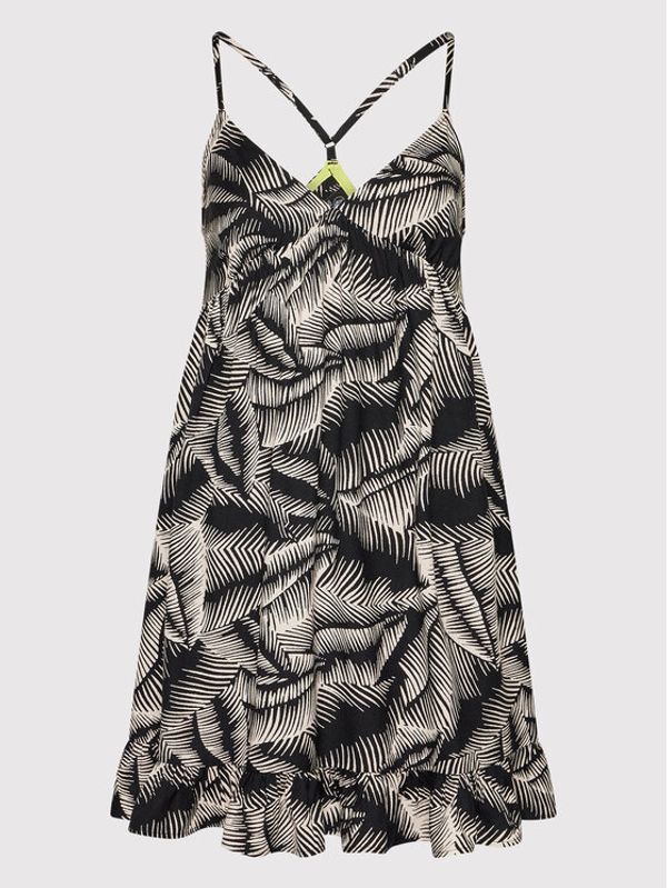 Volcom Volcom Лятна рокля Stay Palm B1312206 Черен Regular Fit