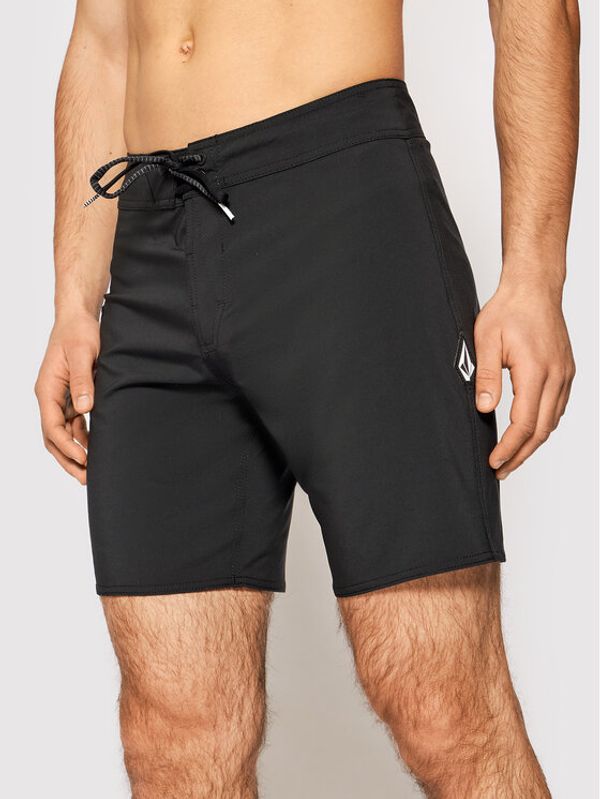 Volcom Volcom Плувни шорти Lido Solid Mod A0812122 Черен Regular Fit