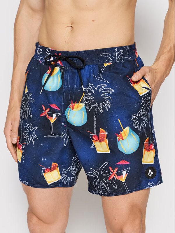 Volcom Volcom Плувни шорти Novelty A2512201 Тъмносин Regular Fit