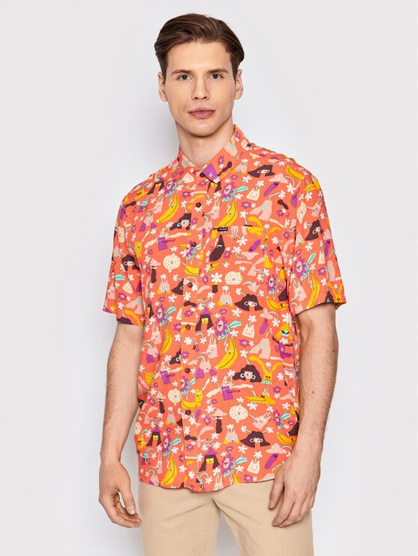Volcom Volcom Риза Egle Zvirblyte A0412208 Оранжев Classic Fit