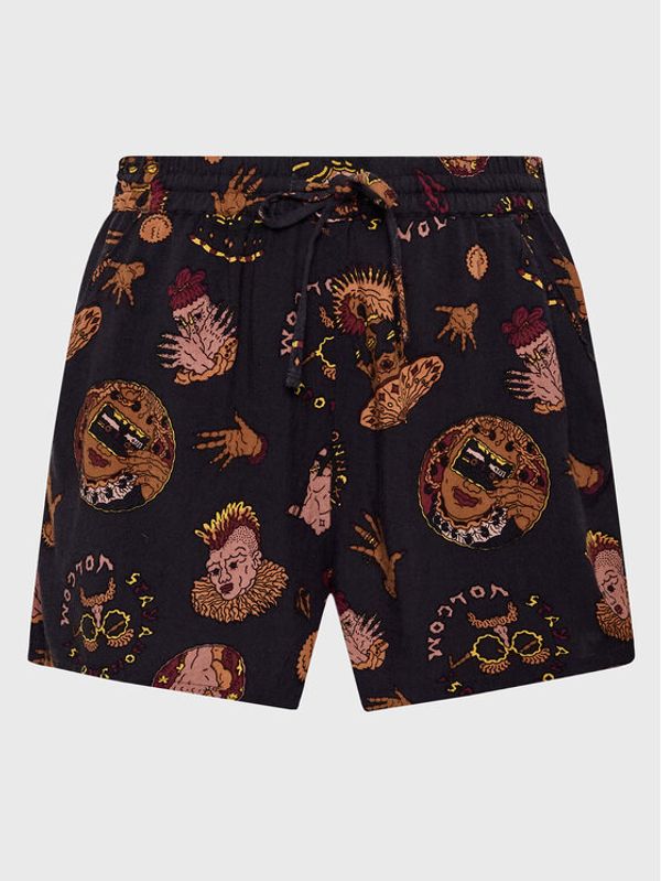 Volcom Volcom Спортни шорти Connected Minds B0912310 Черен Regular Fit