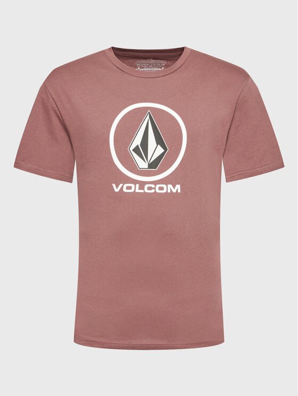 Volcom Volcom Тишърт Crips Stone A3512352 Бордо Regular Fit