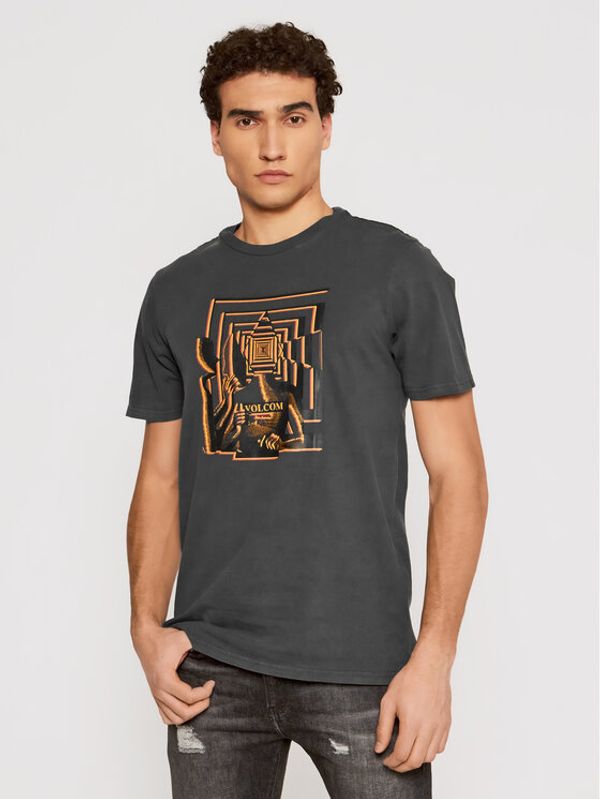 Volcom Volcom Тишърт Stone Reveal A5212102 Сив Regular Fit