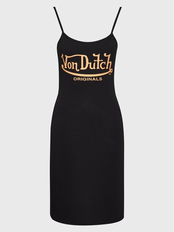 Von Dutch Von Dutch Ежедневна рокля Kourtney 6260018 Черен Slim Fit
