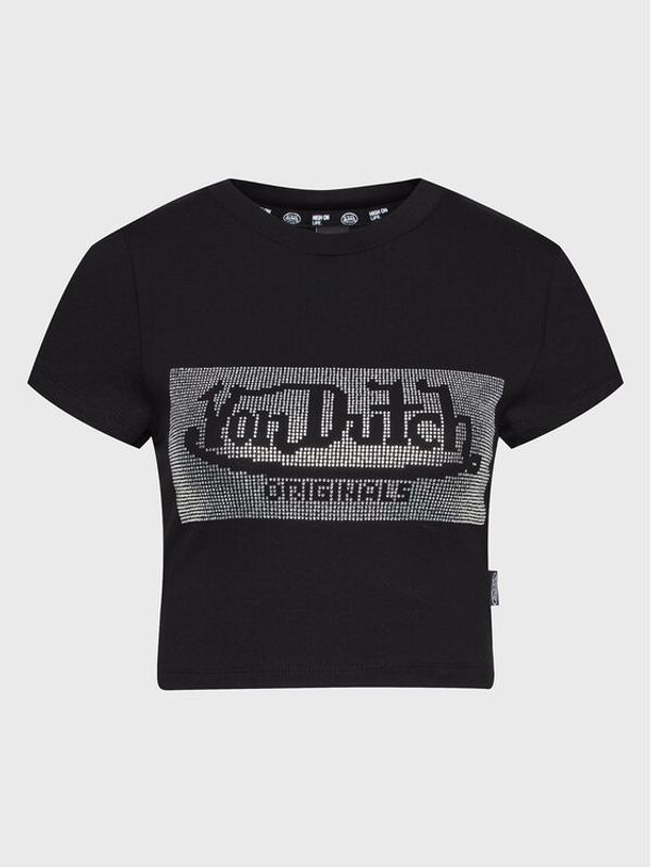 Von Dutch Von Dutch Тишърт Anna 6230063 Черен Regular Fit