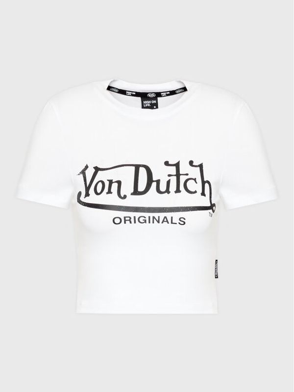 Von Dutch Von Dutch Тишърт Arta 6 230 050 Бял Regular Fit
