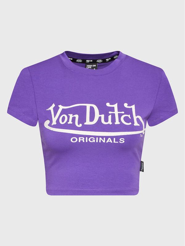 Von Dutch Von Dutch Тишърт Arta 6230047 Виолетов Regular Fit