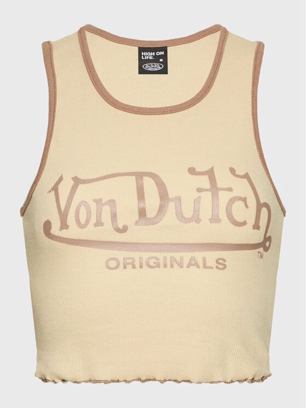 Von Dutch Von Dutch топ Ashley 6 231 045 Бежов Slim Fit