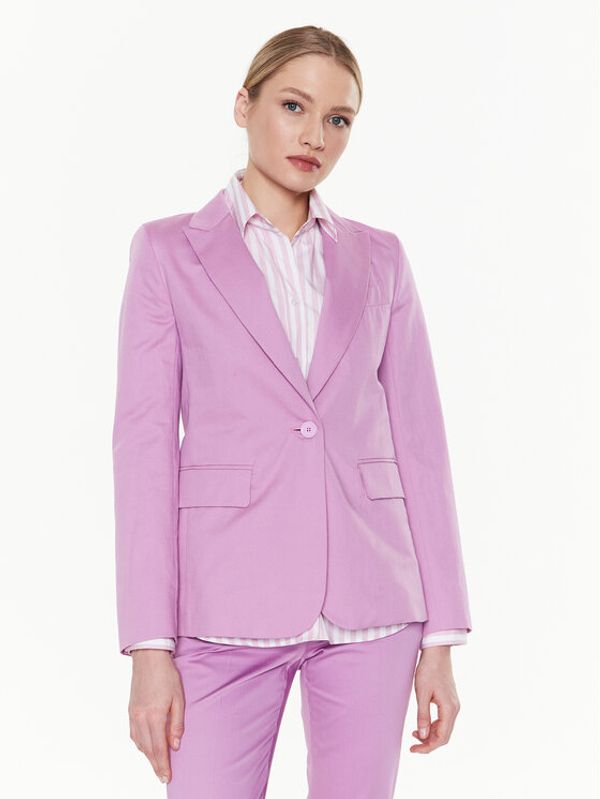 Weekend Max Mara Weekend Max Mara Блейзър Gelosia 23504102 Виолетов Regular Fit