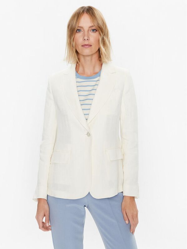 Weekend Max Mara Weekend Max Mara Блейзър Nalut 2350410431 Екрю Regular Fit