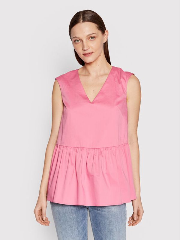 Weekend Max Mara Weekend Max Mara Блуза Nebbie 51610221 Розов Regular Fit