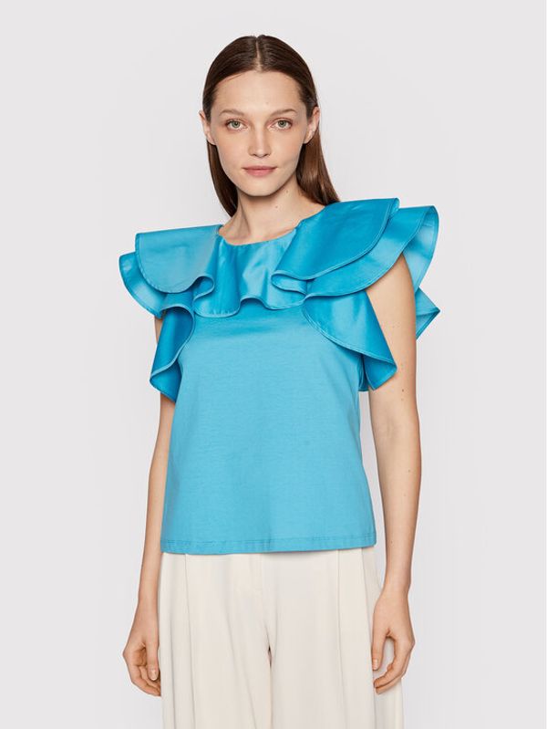 Weekend Max Mara Weekend Max Mara Блуза Onde 59410921 Син Regular Fit