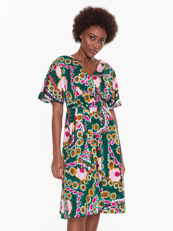 Weekend Max Mara Weekend Max Mara Ежедневна рокля Dizzy 23562106 Зелен Regular Fit