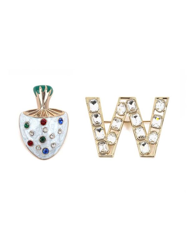 Weekend Max Mara Weekend Max Mara Комплект 2 брошки Ideo 2357561532650 Златист