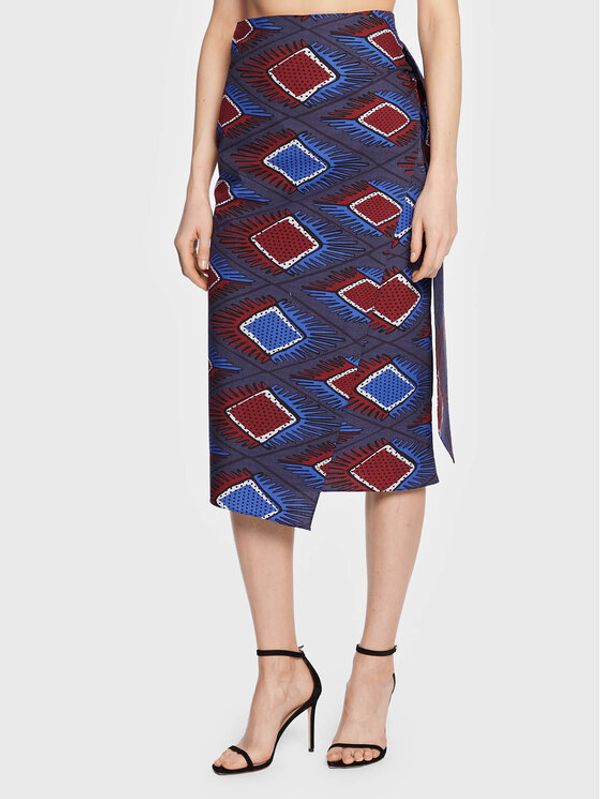 Weekend Max Mara Weekend Max Mara Миди пола Fiore 23510103 Тъмносин Regular Fit