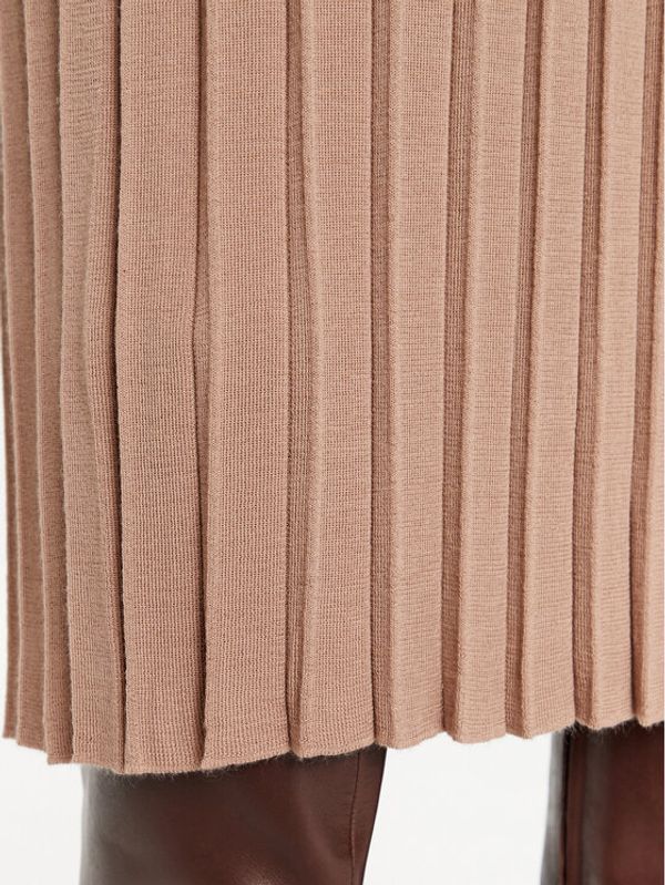 Weekend Max Mara Weekend Max Mara Плисирана пола Gabriel 2353060233650 Бежов Regular Fit