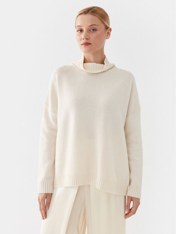 Weekend Max Mara Weekend Max Mara Поло Benito 2353660733 Екрю Loose Fit