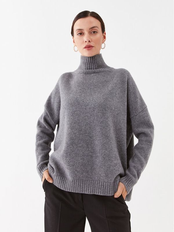 Weekend Max Mara Weekend Max Mara Поло Benito 2353660733650 Сив Regular Fit