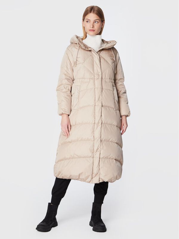 Weekend Max Mara Weekend Max Mara Пухено яке Zebio 54960423 Бежов Relaxed Fit