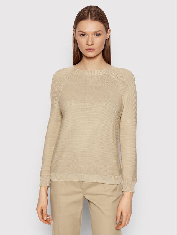 Weekend Max Mara Weekend Max Mara Пуловер Caserta 53611127 Бежов Regular Fit