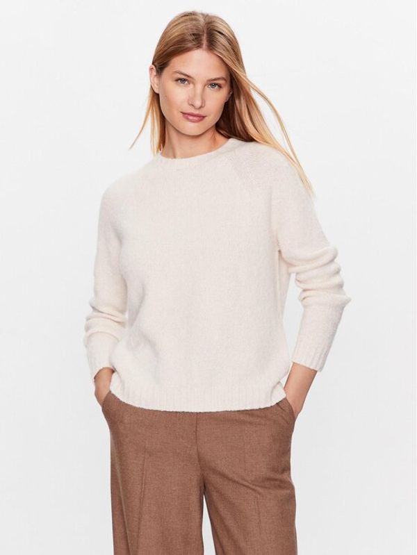 Weekend Max Mara Weekend Max Mara Пуловер Ghiacci 23536610 Екрю Regular Fit