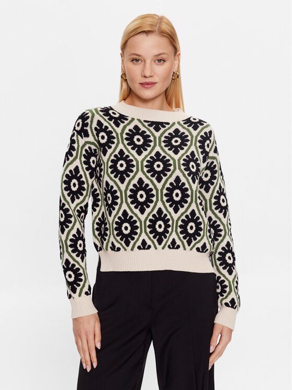 Weekend Max Mara Weekend Max Mara Пуловер Tavola 2353661639 Екрю Regular Fit