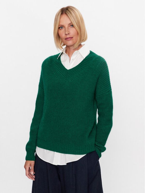 Weekend Max Mara Weekend Max Mara Пуловер Viaggio 23536621 Зелен Regular Fit