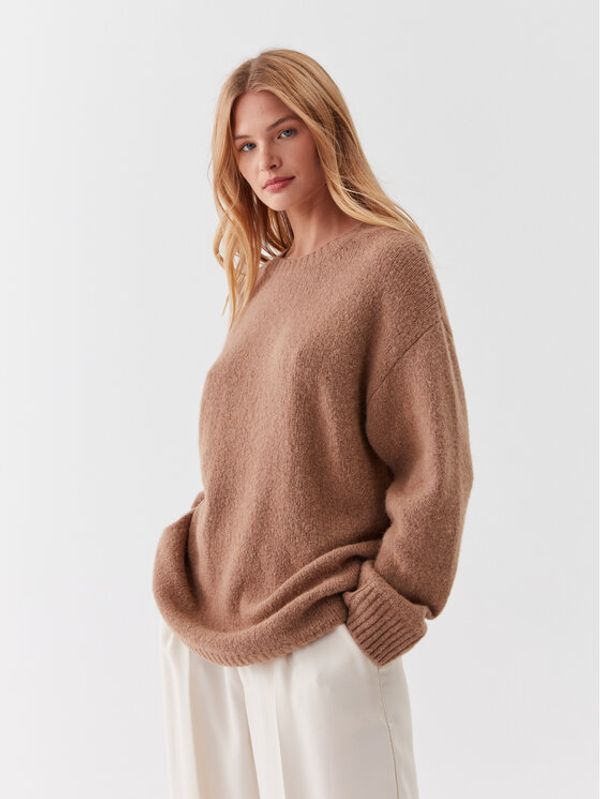 Weekend Max Mara Weekend Max Mara Пуловер Xanadu 23536611 Бежов Relaxed Fit