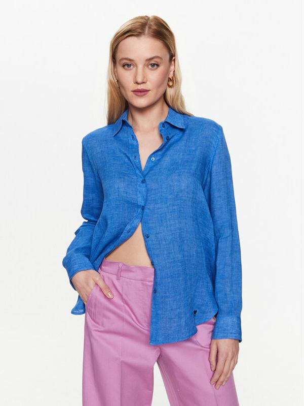 Weekend Max Mara Weekend Max Mara Риза 2351110531 0000302356751 Син Regular Fit