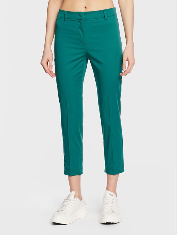 Weekend Max Mara Weekend Max Mara Текстилни панталони Cecco 2351310631 Зелен Slim Fit