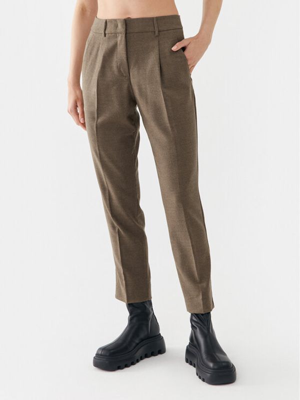 Weekend Max Mara Weekend Max Mara Текстилни панталони Freccia 2351361133 Кафяв Slim Fit