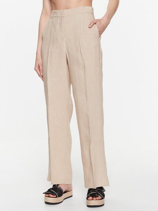 Weekend Max Mara Weekend Max Mara Текстилни панталони Malizia 2351311231 Бежов Regular Fit