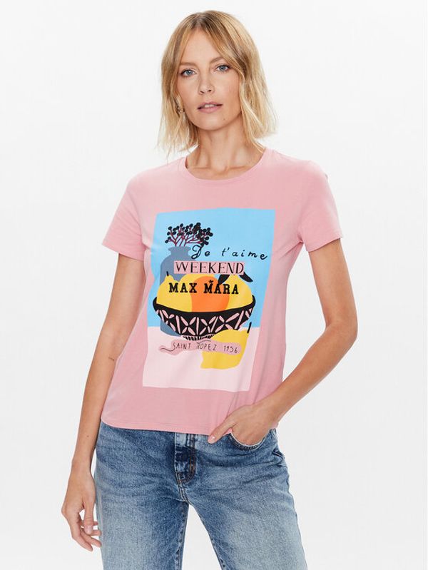 Weekend Max Mara Weekend Max Mara Тишърт Chopin 2359710431 Розов Regular Fit