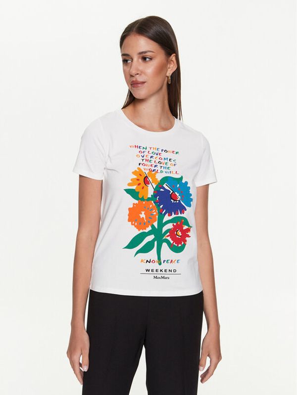 Weekend Max Mara Weekend Max Mara Тишърт Chopin 2359710431600 Бял Regular Fit