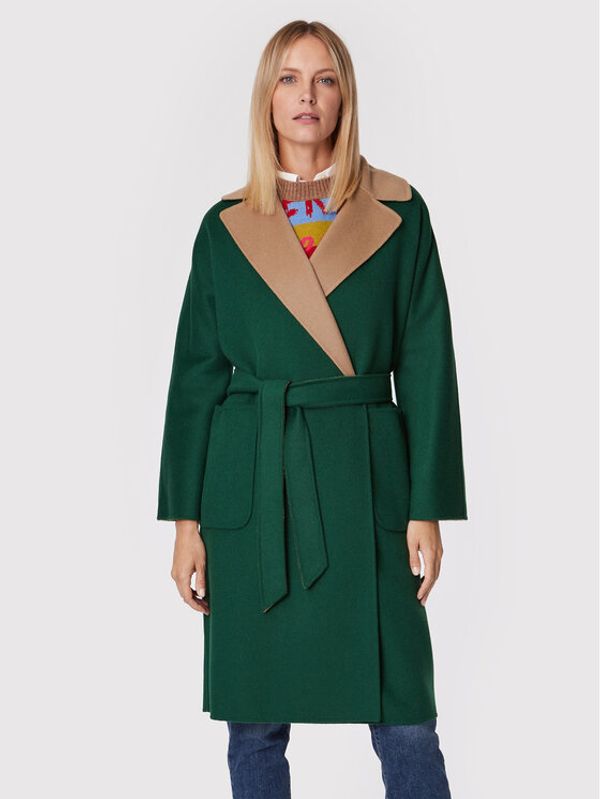 Weekend Max Mara Weekend Max Mara Вълнено палто Rail 50160429 Цветен Relaxed Fit