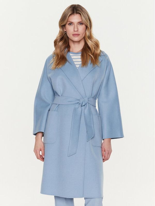 Weekend Max Mara Weekend Max Mara Вълнено палто Selz 2350110337 Син Regular Fit