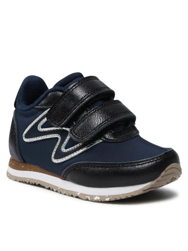 Woden Woden Сникърси Manu Metallic WK083 Тъмносин