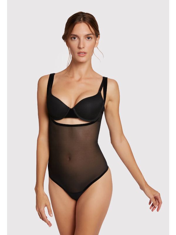 Wolford Wolford Боди Tulle 79042 Черен