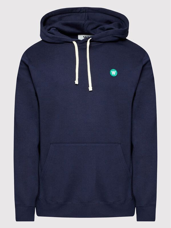 Wood Wood Wood Wood Суитшърт Ian 10005600-2424 Тъмносин Regular Fit