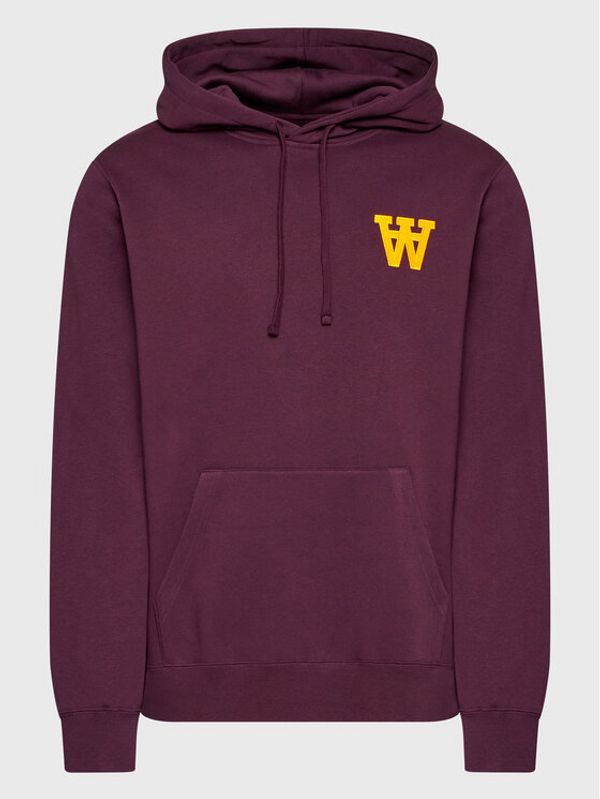 Wood Wood Wood Wood Суитшърт Ian 10235600-2424 Бордо Relaxed Fit