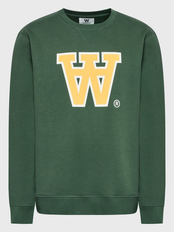 Wood Wood Wood Wood Суитшърт Tye 10235603-2424 Зелен Standard Fit