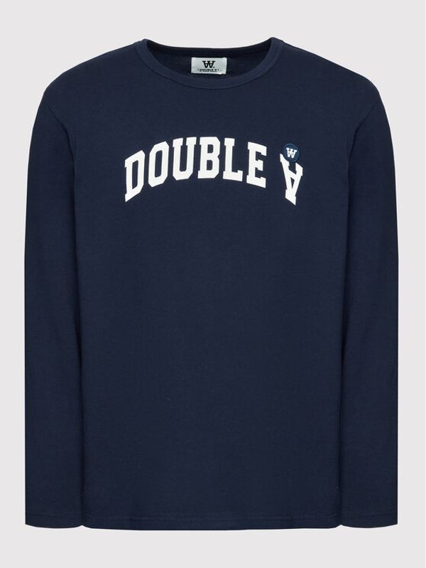 Wood Wood Wood Wood Тениска с дълъг ръкав Mel Arch 10295401-2323 Тъмносин Regular Fit