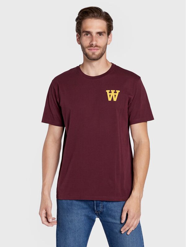 Wood Wood Wood Wood Тишърт Ace 10235702-2222 Бордо Standard Fit