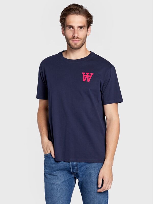 Wood Wood Wood Wood Тишърт Ace 10235702-2222 Тъмносин Relaxed Fit